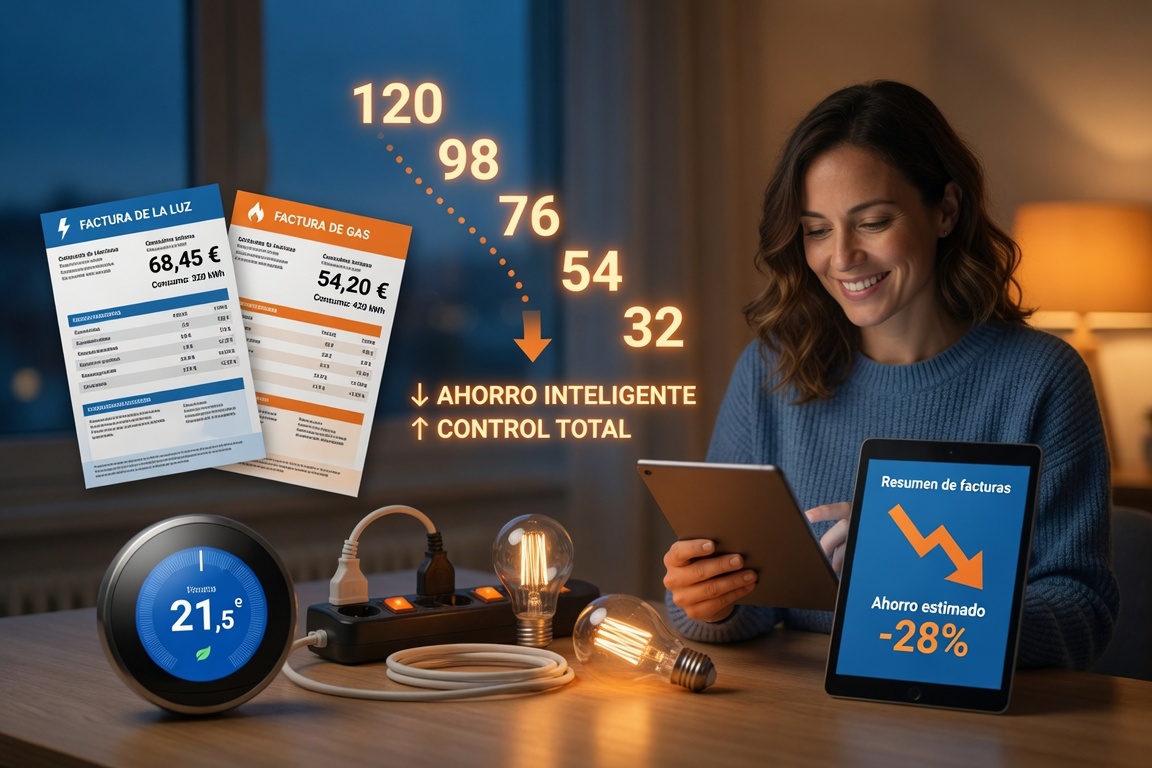 Cómo ahorrar más de 300€ al año en las facturas del hogar (guía práctica 2026)